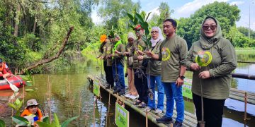 Kadin DKI Tanan Ratusan Pohon Bakau di Hutan Magrove (Dok Istimewa)