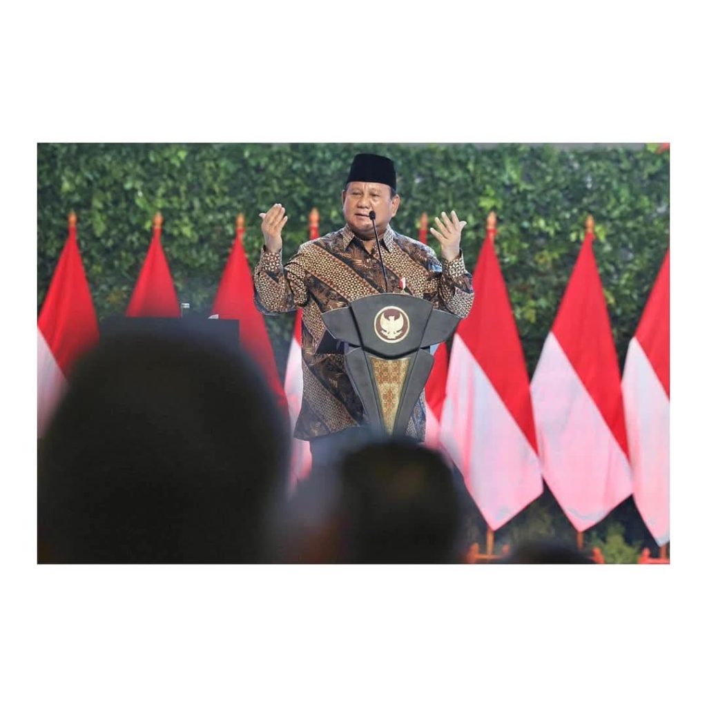 Prabowo Subianto hadiri Rakornas Pemerintah Pusa dan Daerah (Dok ist)