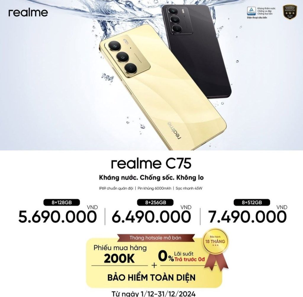 Realme C75: Spesifikasi Lengkap dan Fitur Andalan