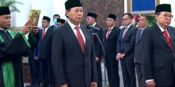 Djan Faridz saat dilanikt oleh Jokowi jadi Watimpres