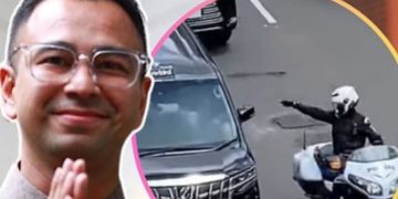 Raffi Ahmad minta maaf soal mobil RI 36 patwal bersikap arogan (instagram @palembanginformasii)