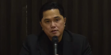 Erick Thohir konferensi perss atas pemecatan STY (Dok Suaranusantara)