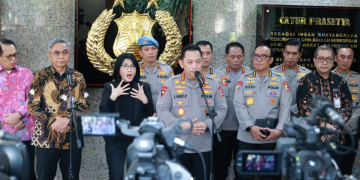 Kapolri Listyo Sigit Praboowo usai menerima kunjungan Pimpinan KPK (Dok ist)
