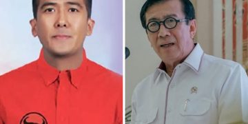 Harun Masiku dan Yasonna H.Laoly (Dok Istimewa)