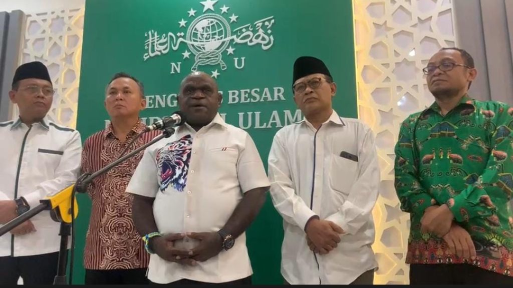 Menteri HAM Natalius Pigai sambangi PBNU (Dok suaranusantara)