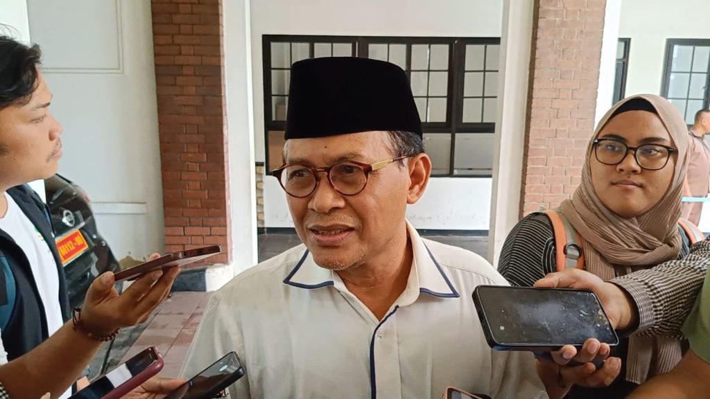 Ketua PBNU, Ahmad Suaedy saat diwawancarai di kantor PBNU, Jakarta Pusat, Selasa (14/1/2025). (Ilham F/Suaranusantara).