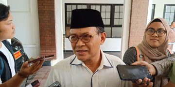 Ketua PBNU, Ahmad Suaedy saat diwawancarai di kantor PBNU, Jakarta Pusat, Selasa (14/1/2025). (Ilham F/Suaranusantara).