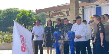 Budi Santoso saat lepas ekspor Baja di New Zealend (Dok Suaranusantara)