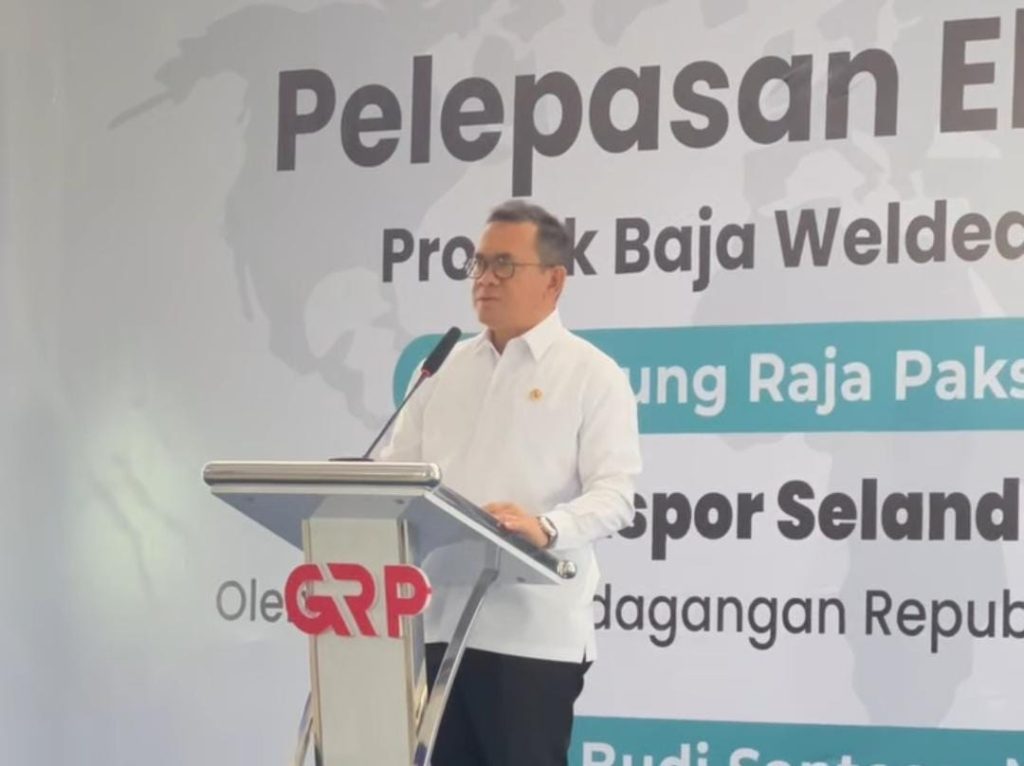 Budi Santoso saat sambutan ekspor Baja di New Zealend (Dok Suaranusantara)