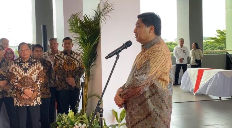 Sambutan Maruar Sirait usai lantik pejabat PKP di Wisma Atlet, Kamis 30/2/25 (Dok Suaranusantara)
