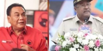 Bambang Pacul dan Rano Karno sambangi kediaman Megawati pada hari ini Senin 24 Februari 2025 (dok suaranusantara.çom)