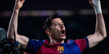 Barcelona kalahkan Rayo Vallecano 1-0 lewat penalti Lewandowski