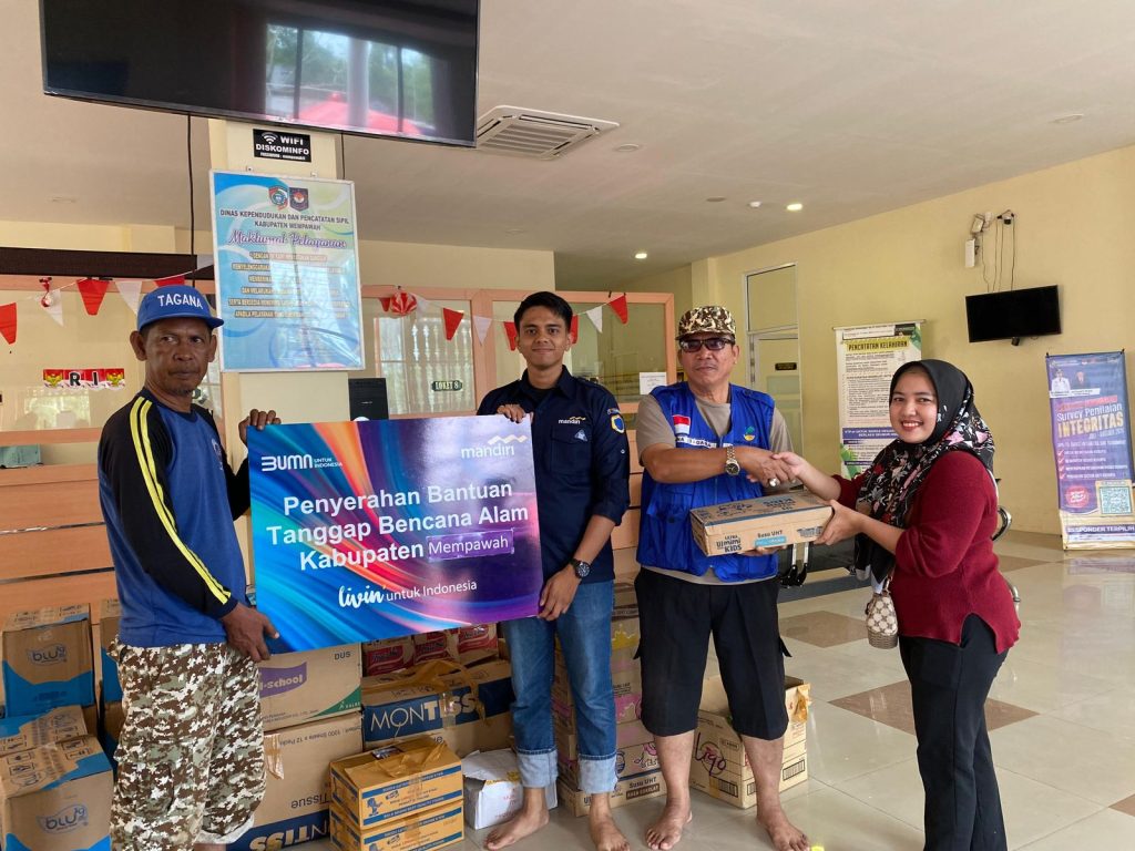 Bank Mandiri tanggap bencana alam di Kalimantan Barat