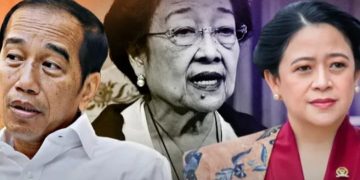 Jokowi dan Puan Maharani saat bertemu di peresmian BPI Danantara pada Senin 24 Februari 2025 tanya kabar Megawati (instagram @totalpolitikcom
