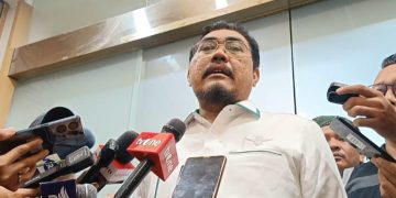 Wakil Ketua Umum PKB, Jazilul Fawaid saat diwawancarai di DPP PKB, Jakarta Pusat, Rabu (19/02/2025) soal reshuffle kabinet oleh Prabowo (Ilham F/Suaranusantara).