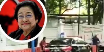 Para elite PDI Perjuangan mendatangi rumah Ketum PDI Perjuangan, Megawati Soekarnoputri di Teuku Umar Menteng, Jakarta Pusat (instagram @bisnismedia)