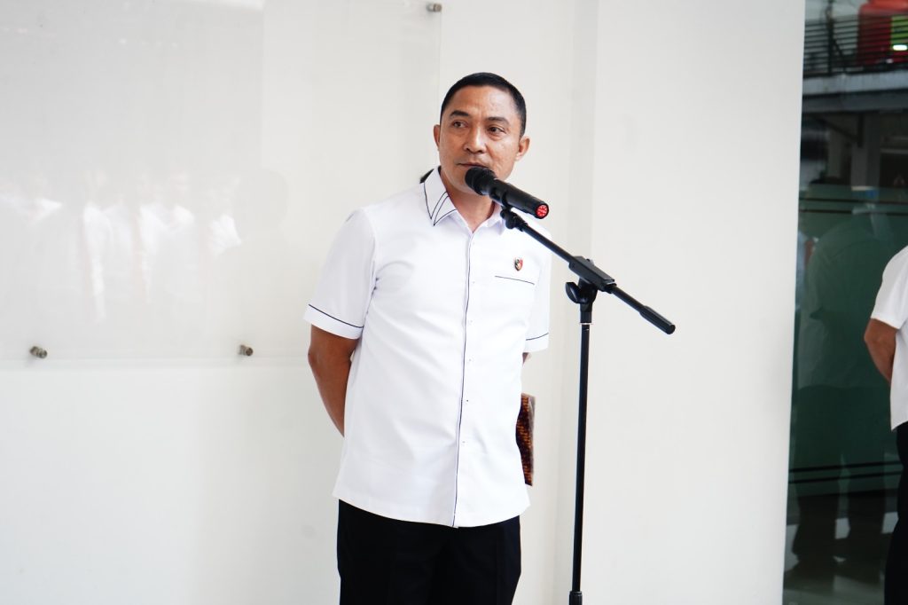 Direktur Resnarkoba Polda Metro Jaya Kombos Pol Ahmad David, Sik.