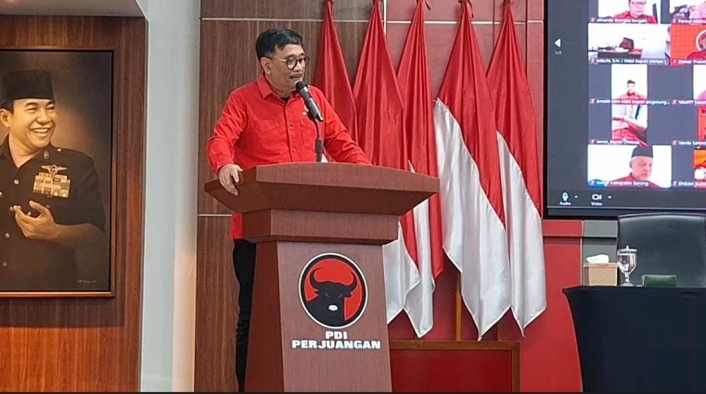 Djarot Hidayat dalam acara pembekalan kepada kepala daerah terpilih pada Pilkada 2024 (Dok Suaranusantara.com).