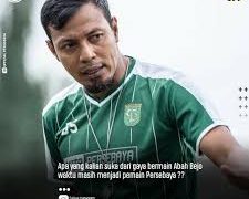 Legenda Persebaya Surabaya Bejo Sugiantoro meninggal dunia setelah bermain sepak bola bersama rekan-rekannya di salah satu lapangan di Surabaya Selatan, Selasa petang.