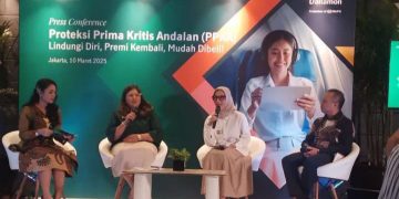Peluncuran Produk asuransi Proteksi Prima Kritis Andalan (PPKA) yang dikembangkan Manulife Indonesia dan Bank Danamon. (Suaranusantara.com/GN)