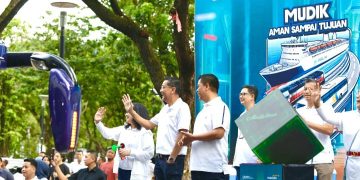 Bank Mandiri lepas keberangkatan pemudik program Mudik Gratis 2025