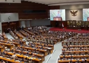 Rapat paripurna DPR sahkan UU TNI baru pada Kamis 20 Maret 2025 (instagram @sjafrie.sjamsoeddin)