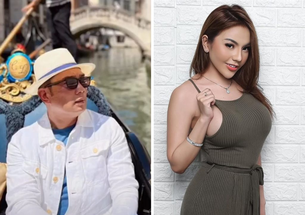Foto gabungan Ridwan Kamil dan Lisa Mariana