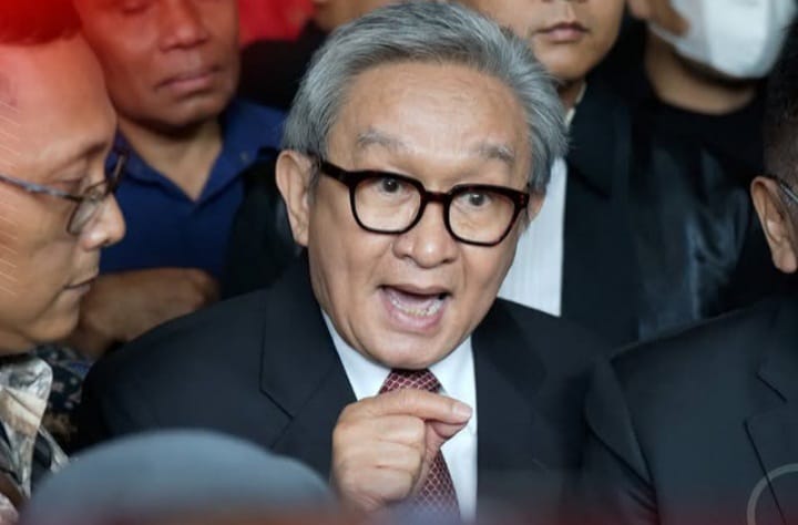 Maqdir Ismail kuasa hukum Hasto Kristiyanto soroti jawaban KPK atas eksepsi yang diajukan oleh Sekjen PDI Perjuangan, Kamis 27 Maret 2025 (instagram @pdiperjuangan)