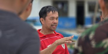 Anggota DPR RI Marinus Gea kunjungi Pulau Deli (Dok Suaranusantara/Ilwan Nehe)