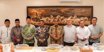 Ahmad Muzani menerima kunjungan Duta Besar Mesir Yasser Hassan Farag Elshemy dan Duta Besar Yordania Sudqi Al Omoush di kediamannya