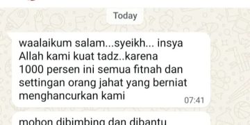 Curhatan Atalia Prataya istri Ridwan Kamil kepada Ustad Syekh Yazen Alhakimi (instagram @thyazen_alhakimi)