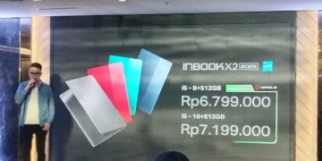 Infinix Inbook X2 resmi dirilis di Indonesia
