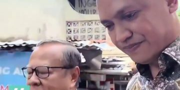 Kardinal Suharyo didampingi Ronny Talapessy saat akan menjenguk Hasto Kristiyanto di Rutan KPK (instagram @promotorgerejakatolik)