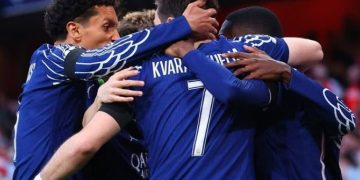 PSG tundukkan Arsenal 1-0 di leg pertama semifinal Liga Champions