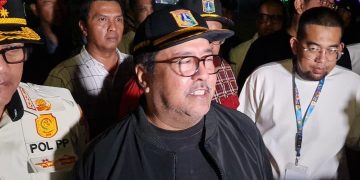 Wakil Gubernur DKI Jakarta, Rano Karno menghadiri acara perayaan Lebaran di Jakarta pada Sabtu, 5 April 2025 (Suaranusantara.com/GN)