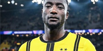 Serhou Guirassy cetak hattrik ke gawang Barca