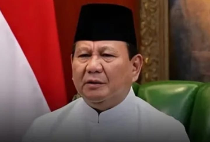 Presiden RI Prabowo Subianto menanggapi soal tarif Trump (instagram @ruangbibir)