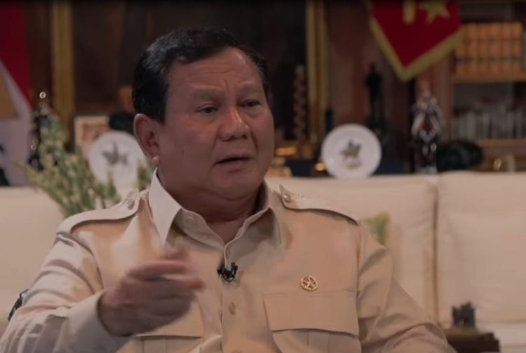 Prabowo Subianto saat di wawancarai 7 jurnalis