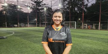 Manajer program untuk penyelamatan anak dan penguatan komunitas KDM, Jessica Hutting, saat ditemui di Jakarta, Minggu (18/5/2025). (ANTARA/RAUF ADIPATI)