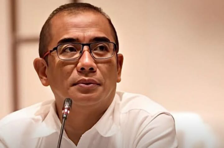 Hasyim Asy'ari bersaksi dalam sidang lanjutan Sekjen PDI Perjuangan Hasto Kristiyanto, Jumat 16 Mei 2025 (instagram @fakta.indo)