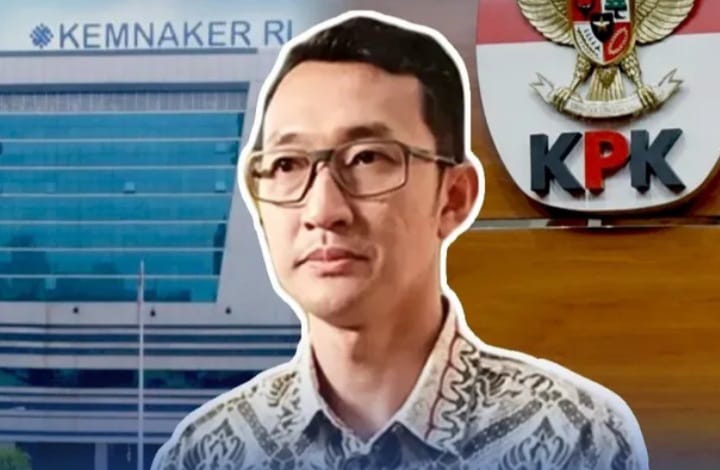 Kantor Kemnaker pada Selasa 20 Mei 2025 digeledah KPK terkait dugaan kasus suap dan gratifikasi TKA (Instagram @intoday.media)