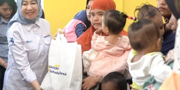 Bank Mandiri berkontibusi dengan mebuat program sasar 200 keluarga mencegah stunting