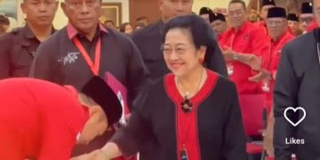 Ketum PDI Perjuangan Megawati Soekarnoputri hadiri acara pembekalan kepala daerah PDIP Minggu 19 Mei 2025 (instagram @genbanteng)