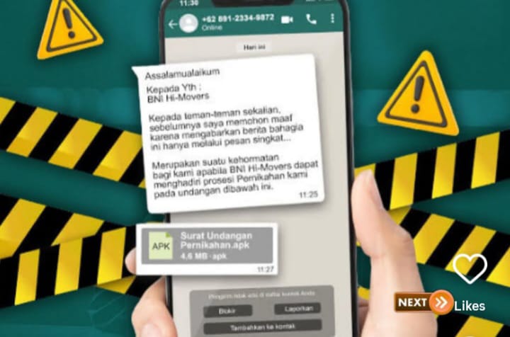 Modus penipuan online via Whatsapp dan email (instagram @rovanrichardmahenu)