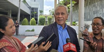 Ketua Dewan Pimpinan Pusat PDI Perjuangan, Komarudin Watubun terkait pernyataan Budi Arie itu tidak menjadi perhatian Megawati Soekarnoputri (dok Suaranusantara.com/Ilwan Nehe)