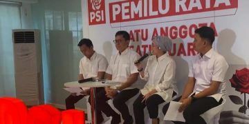 PSI saat gelar konferensi pers terkait Pemilu Raya dalam pemilihan Ketum (instagram @psi_id)