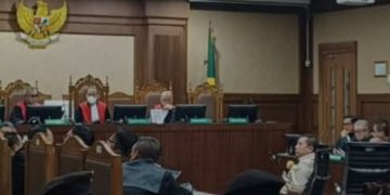 Saeful Bahri dihadirkan sebagai saksi dalam sidang lanjutan Hasto Kristiyanto, sebut nama Djan Faridz dalam persidangan, Kamis 22 Mei 2025 (instagram @gunromli)