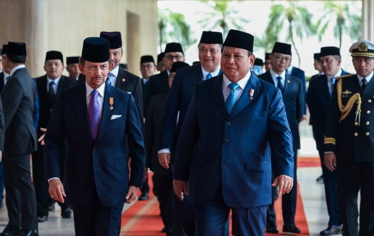 Momen Prabowo Subianto saat berkunjung ke Brunei Darussalam (Dok Instagram @prabowo).