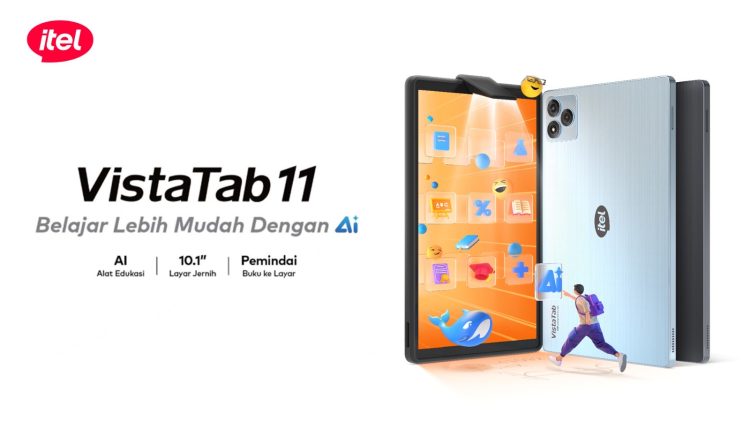 itel Indonesia resmi luncurkan VistaTab 11. (Dok Istimewa).