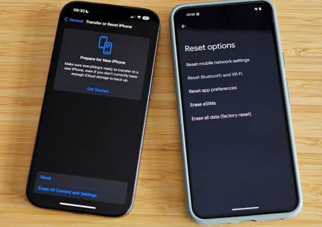 factory reset HP